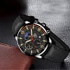 Men Sport Watch Stainless Steel Quartz Wristwatch Man Business Casual Simple Leather Bracelet Male Luminous Clock 3