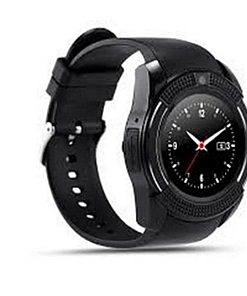 V9 Smart Watch-Black/Red/blue