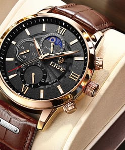 Top Brand Luxury Men Wrist Watch Leather
