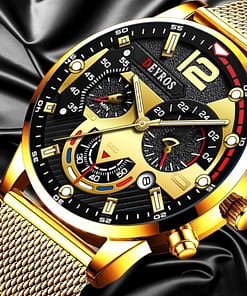 Quartz Wrist Watch Luminous Clock Men