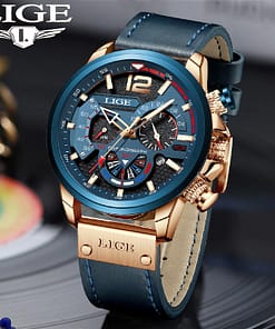 Top Brand Luxury Leather Sport Watch For Men