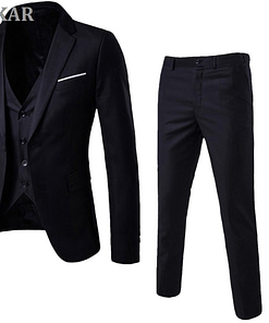 Three Piece Plaid Male Business Suit Formal 2022 For Men S Fashion Wedding Dress Suit Jacket 1