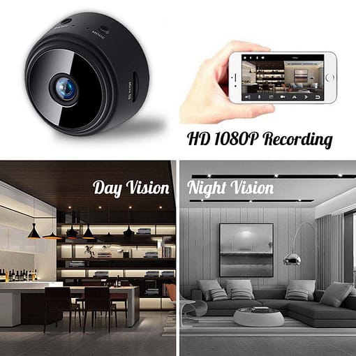 1080P Hd A9 Ip Mini Camera Wireless Wifi Ip Network Monitor Home Security Remote Control Surveillance 3