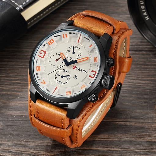 Quality Leather Unisex Sport Watch