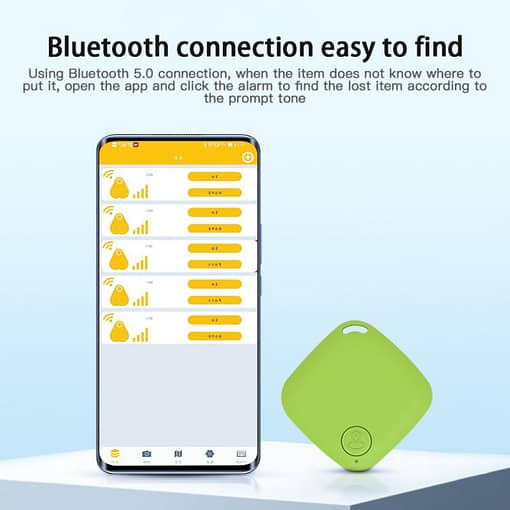 1Pc Mini Tracking Device Tag Key Child Finder Pet Tracker Location Bluetooth Tracker Smart Tracker Vehicle 2