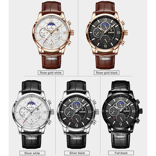 2022 Lige Men S Watches Top Brand Luxury Men Wrist Watch Leather Quartz Watch Sports Waterproof 5