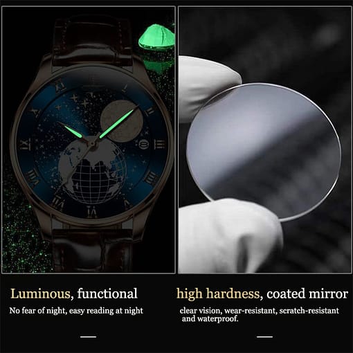 2022 New Arrival Modern Watches Mens Sport Reloj Hombre Casual Relogio Masculino Para Military Army Leather 4