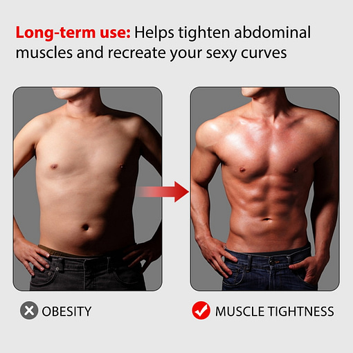 Ems Electric Abdominal Body Slimming Belt Smart Abdomen Muscle Stimulator Slimming Massager Fitness Lose Weight Fat 4