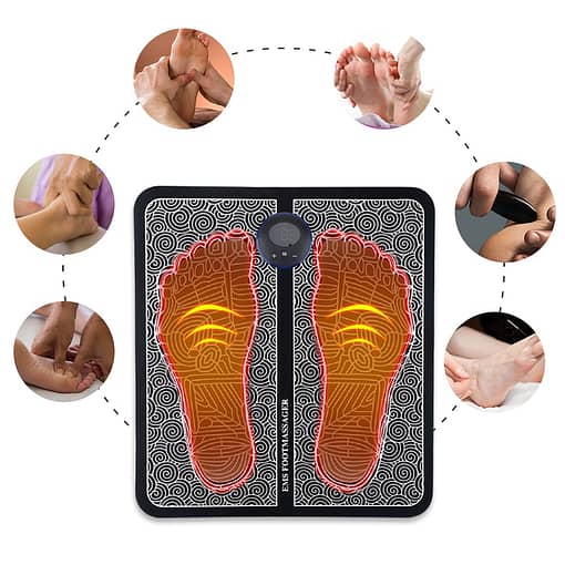 Ems Foot Massager Mat Electric Health Care Tens Fisioterapia Massageador Pes Muscular Terapia Fisica Massage Salud 1