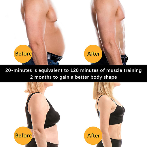 Ems Muscle Stimulator Massage Abs Abdominal Belt Trainer Slimming Massager Unisex Body Belly Weight Loss Body 4