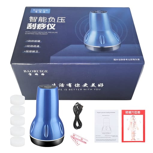 Electric Cupping Massager Vacuum Suction Cups Ems Ventosas Anti Cellulite Magnet Therapy Guasha Scraping Fat Burner 3