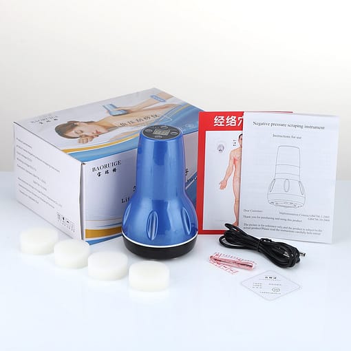 Electric Cupping Massager Vacuum Suction Cups Ems Ventosas Anti Cellulite Magnet Therapy Guasha Scraping Fat Burner 5