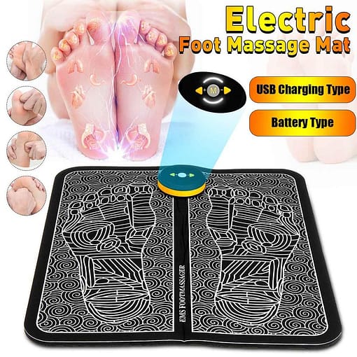 Electric Foot Massage Mat Fitness Ems Acupoint Foot Massager Muscle Stimulator Acupuncture Mat Health Care 1