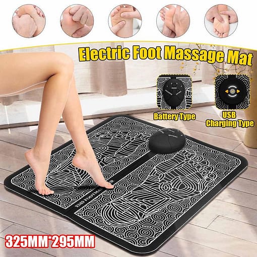 Electric Foot Massage Mat Fitness Stimulator