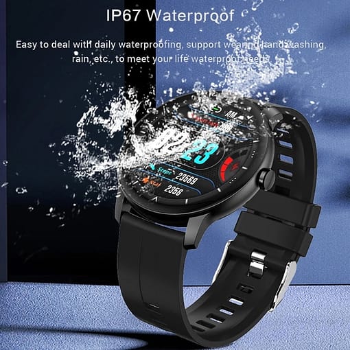 Gejian Smart Watch Men Full Touch Screen Sport Fitness Watch Ip67 Waterproof Bluetooth Call For Apple 2