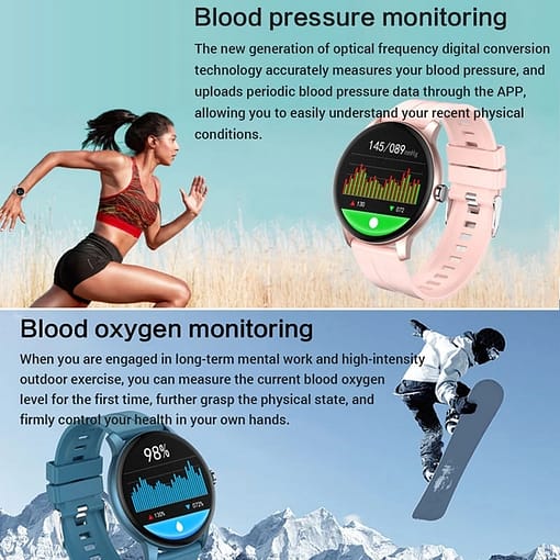 Gejian Smart Watch Men Full Touch Screen Sport Fitness Watch Ip67 Waterproof Bluetooth Call For Apple 4