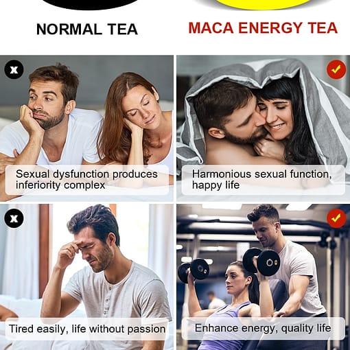 Hfu 28Day Maca Energy Drink Men Supplement Strong Erection Power Tonify Kidney For Potency Improve Man 1
