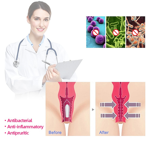 Herbal Vaginal Tightening Supository Melts Ovule Womb Vaginale Detox Gynaecology Vagina Tighten Medical Vaginitis Treatment 2