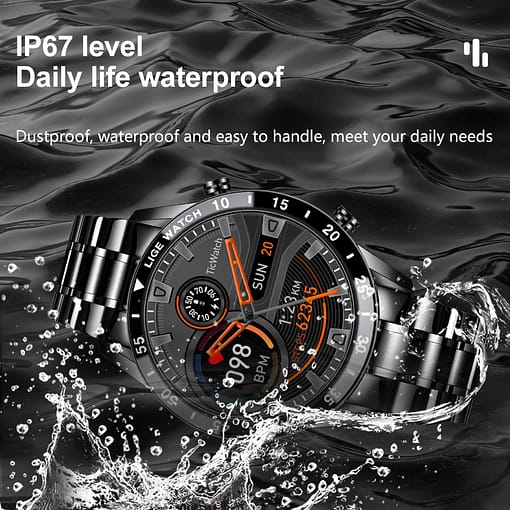 Lige 2021 New Men Smart Watch Bluetooth Call Watch Ip67 Waterproof Sports Fitness Watch For Android 5
