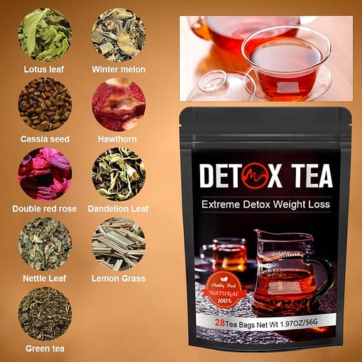 Minch 14Days 100 Natural Detox Weight Loss Burning Fat Cleanse Burning For Weight Loss Belly Slimming 4