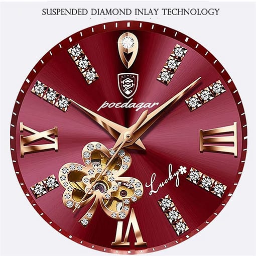 New Women Luxury Quartz Alloy Watch Ladies Fashion Stainless Steel Dial Casual Bracele Watch Leather Wristwatch 2