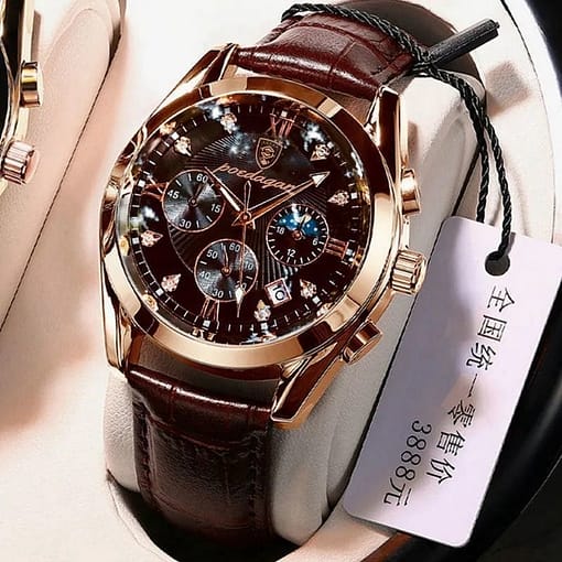 Luxury Waterproof Genuine Leather Watch