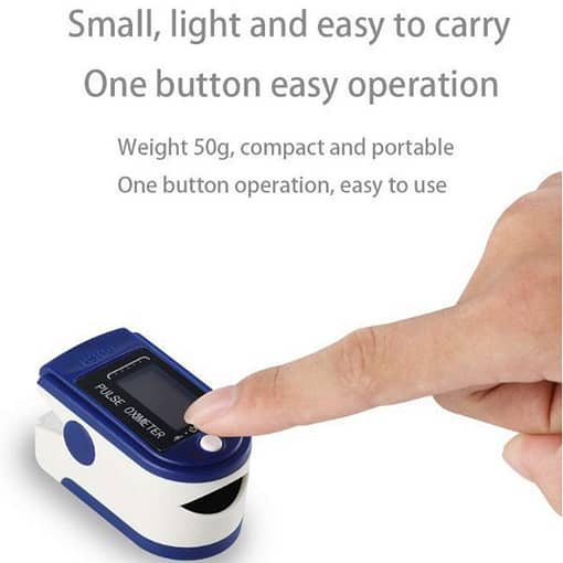 Portable Finger Pulse Oximeter Blood Oxygen Saturation Meter Fingertip Pulsoximeter Spo2 Monitor Oximetro Ear Thermomete 1