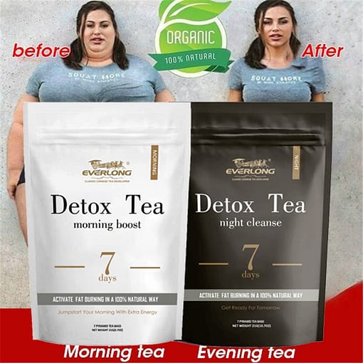 Slimming 28 Days Detox Drink Night Morning Burning Fat Colon Cleanse Flat Belly Balance Accelerated Slimming 2