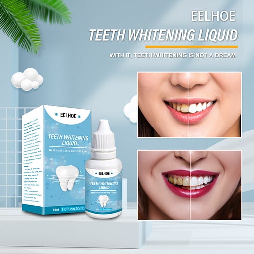 Teeth Whitening Essence Liqud Oral Hygiene Cleaning Whiten Tooth Serum Remove Oral Odor Plaque Stains Dental 2