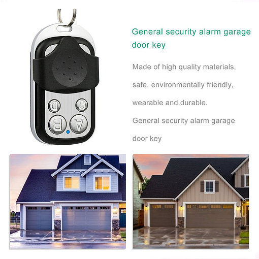 Universal 4 Buttons Garage Door Opener Remote Control 433Mhz Clone Fixed Learning Code For Gadgets Car 3