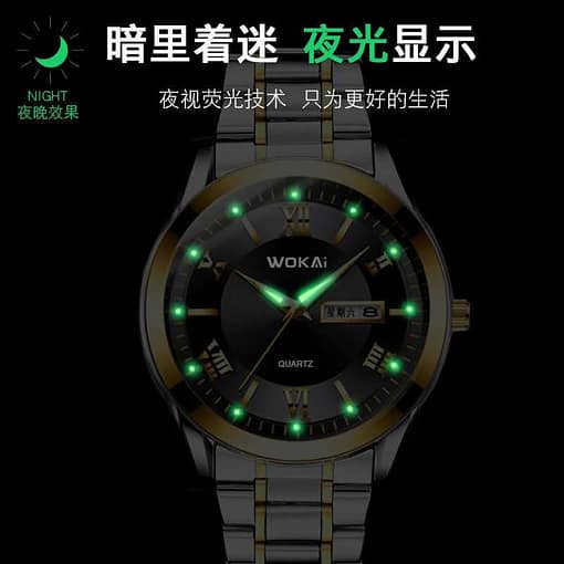 Wokai Design Highmineral Glass 40Mm Ceramic Gmt Mechanical Watches 30M Waterproof Classic Fashion Luxury Automatic Watch 2