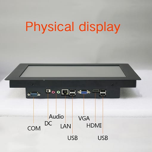 12 10 15 Inch Industrial Tablet Panel Pc Desktop Computer Resistive Touch Core I3 Windows Xp 2
