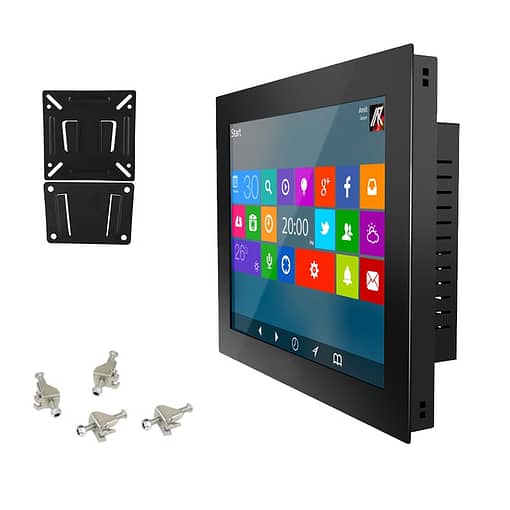 12 10 15 Inch Industrial Tablet Panel Pc Desktop Computer Resistive Touch Core I3 Windows Xp