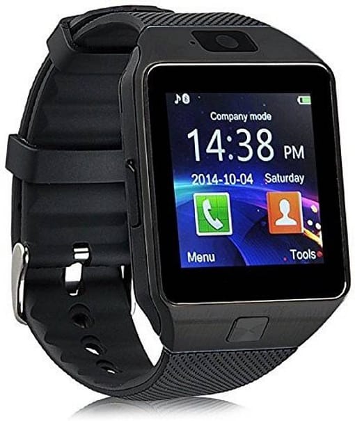 Dz09 Single Sim Smart Watch Phone-Black